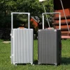 Valise de voyage 20 « 22 » 24 « 26 pouces, cadre en aluminium, boîtier de chariot, bagage à main avec porte-gobelet, boîte d’embarquement, bagages roulants
