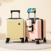 valises de voyage aériennes sur roulettes avec porte gobelet, valise à main pour boîte de voyage en vol, chariot à bagages, petite valise de voyage