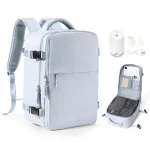 Easyjet sac de cabine 45x36x20 sac à dos de voyage grand sac à dos pour ordinateur portable, sac à dos sous vide bagage à main avec système d&rsquo;aspiration sac à dos Airbag