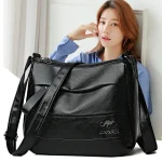 Sac à main asymétrique épaule dénudée en cuir élégant, sac de Shopping, nouvelle mode pour femmes, grain de peau de mouton, beau sac à bandoulière pour dames, 2024