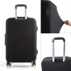 housse de protection pour bagages en tissu extensible, housse anti poussière pour bagages, valise adaptée de 18 à 32 pouces, organisateur de voyage, série de lettres
