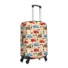 housse de bagage personnalisée lightning mcqueen, housse de protection élastique pour valise de voyage, costume pour 18 32 pouces