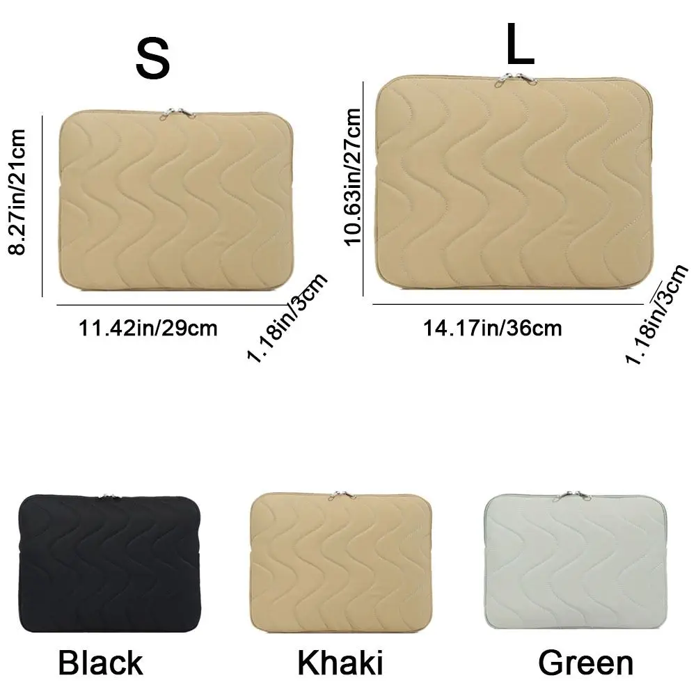 manchons simples pour ordinateur portable, sacs d'ordinateur souples et décontractés, protection légère pour ordinateur, étui de protection pour la maison