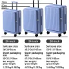valise extensible de grande capacité, ouverture latérale multifonction, valise d'embarquement, porte gobelet, roues de frein absorbant les chocs