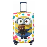 Kawaii Despicable Me Minions housse de valise dessin animé pratique voyage Protection bagages accessoires vol