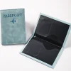 Étui de couverture de passeport d'avion pour femmes et hommes, étui de passeport de voyage, mignon portefeuille de passeport, porte monnaie pour fille