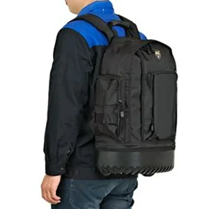 Valise d&rsquo;Électricien, Sac à Outils, Sacs de Rangement à Roues, Poche Multifonctionnelle pour Garage, Quincaillerie de Menuisier, Fournitures