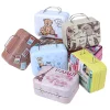 mini valise en métal pour poupées, jouets miniatures, coffre, décoration de maison de poupée, petite pochette boîte à bijoux, sac à main de poupée