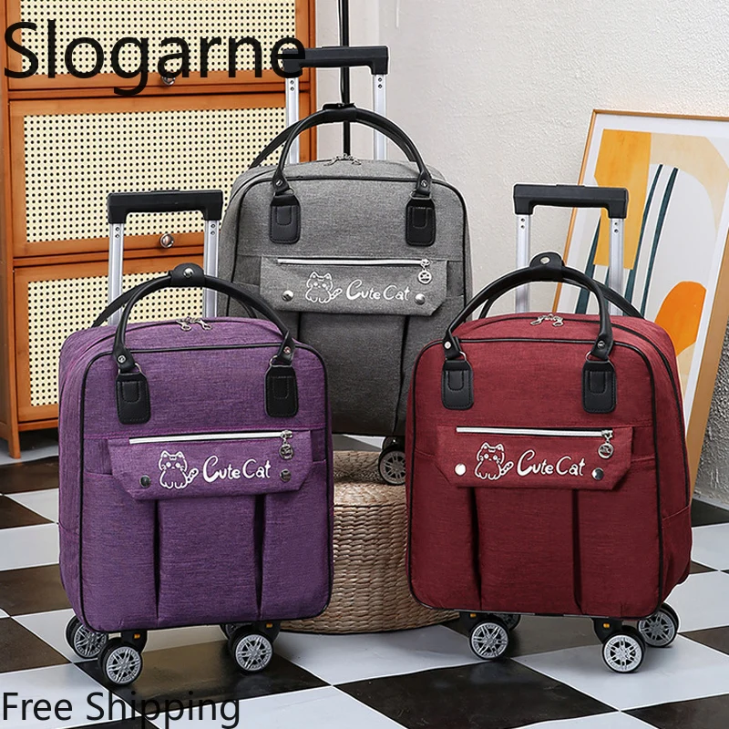 Sacs à bagages de voyage portables 4 roues grande capacité unisexe Trolly sacs de voyage hommes nouvelle valise à roulettes femmes sacs de voyage à roulettes Sacs à bagages de voyage portables 4 roues grande capacité unisexe Trolly sacs de voyage hommes nouvelle valise à roulettes femmes sacs de voyage à roulettes