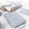 cubes d'emballage de compression de voyage, valise portable, organisateurs de vêtements, étuis de rangement de bagages étanches, sacs melbags, 2 pièces