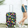 housse de valise à la mode, haute élasticité, géométrie, amour, en forme de cœur, housse anti poussière, valise de 18 à 32 pouces, accessoires essentiels