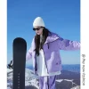 ensembles de vêtements de neige trempés pour hommes et femmes, vêtements de snowboard, veste et pantalon de ski pour couple, adulte, 30 ℃