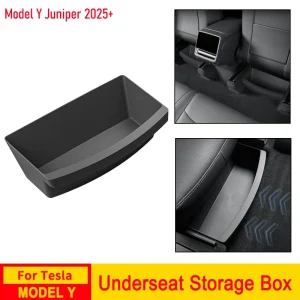 Boîte de rangement sous le siège, pour Tesla, nouveau modèle Y 2025 Juniper, boîte de rangement, organisateur de siège de voiture, véhicule, sous le siège, tiroir, plateau, accessoire Boîte de rangement sous le siège, pour Tesla, nouveau modèle Y 2025 Juniper, boîte de rangement, organisateur de siège de voiture, véhicule, sous le siège, tiroir, plateau, accessoire