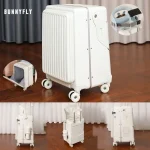 BunnyFly enfant maman valise avec siège pour les enfants peuvent s&rsquo;asseoir pour monter chariot bagages bébé voyage étui de transport multifonction embarquement