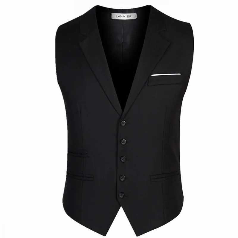 m 6xl robe gilets pour hommes coupe ajustée hommes costume gilet homme gilet homme décontracté sans manches formelle affaires veste grande taille