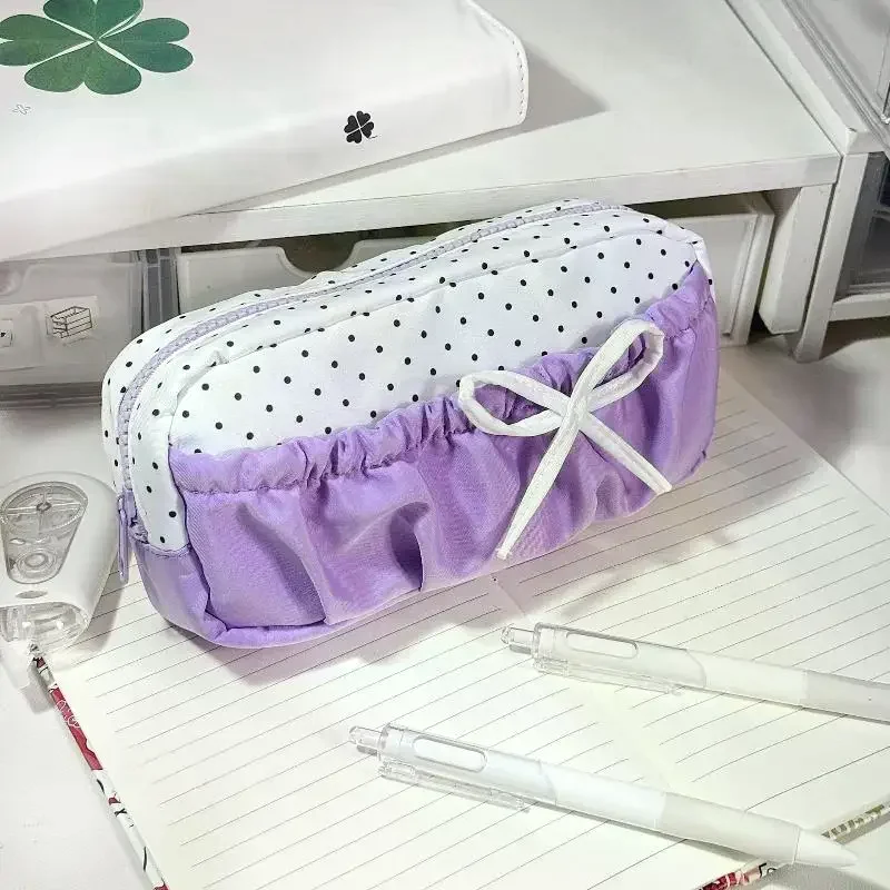 Trousse à crayons multicouche avec nœud mignon de dessin animé, boîte de papeterie de grande capacité, sac de rangement de papeterie, cadeau pour enfants Trousse à crayons multicouche avec nœud mignon de dessin animé, boîte de papeterie de grande capacité, sac de rangement de papeterie, cadeau pour enfants