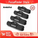 Sac de transport rembourré pour appareil photo, monopode, trépied, étui, support léger, sac de transport, parapluie, boîte à lumière, 50cm – 125cm