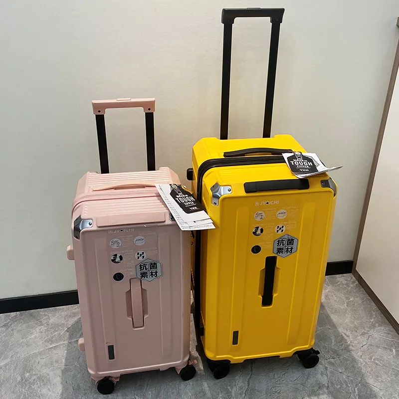 Valise de voyage universelle japonaise pour hommes et femmes, bagage chariot épais, mot de passe de roue, haute valeur, 22 po, 26/30 po Valise de voyage universelle japonaise pour hommes et femmes, bagage chariot épais, mot de passe de roue, haute valeur, 22 po, 26/30 po