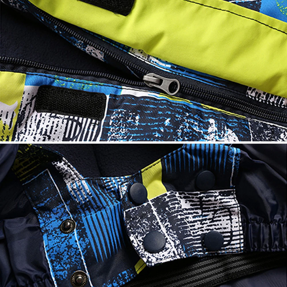 combinaisons de ski pour enfants, vêtements de neige pour enfants, coupe vent, imperméable, veste de ski chaude pour filles et garçons, pantalons à bavette, combinaisons de snowboard, tenues d'hiver