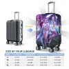 kpop demon hunters huntrix saja garçons housse de valise voyage de croisière vacances fournitures de bagages utiles protecteur