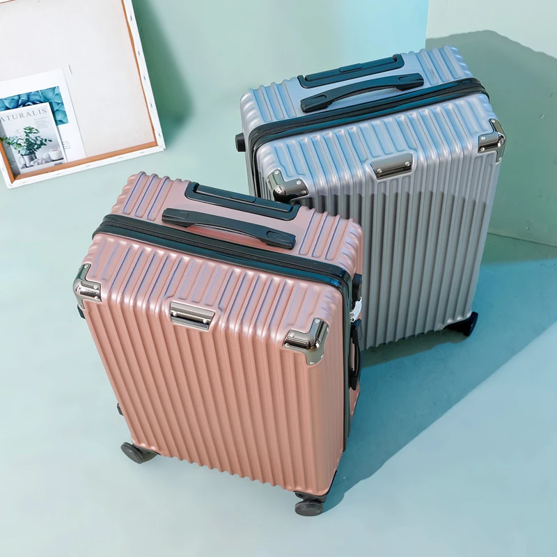nouveau modèle valise à roulettes 20/24/28 pouces poignée de voyage bagages pour courts voyages valises en cuir de grande capacité pour hommes et femmes