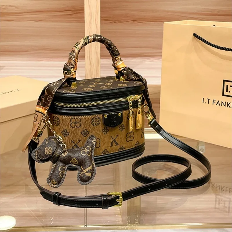sac à main de marque de luxe 2025, nouveau sac de boîte de styliste haut de gamme, sac seau, sac croisé diagonale à une épaule, à la mode