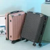 nouveau modèle valise à roulettes 20/24/28 pouces poignée de voyage bagages pour courts voyages valises en cuir de grande capacité pour hommes et femmes