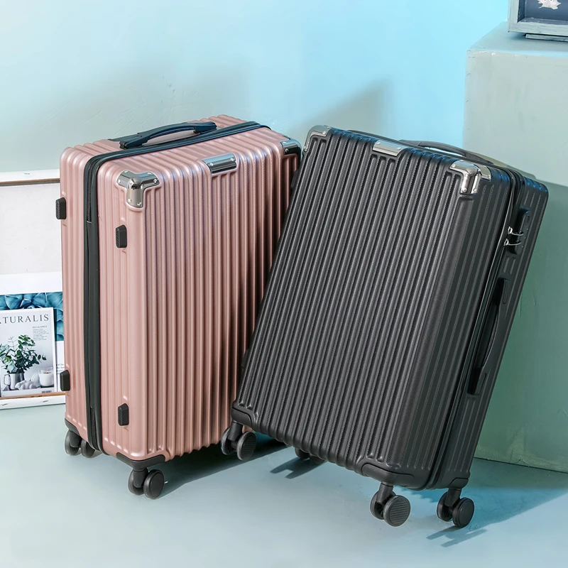 nouveau modèle valise à roulettes 20/24/28 pouces poignée de voyage bagages pour courts voyages valises en cuir de grande capacité pour hommes et femmes
