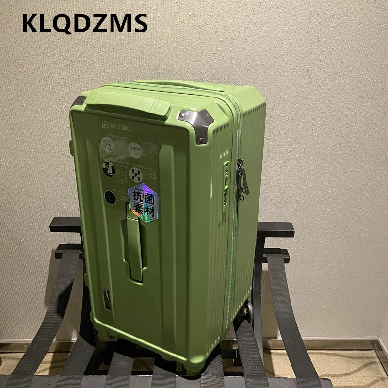 klqdzms valise grande capacité boîtier de chariot 20 pouces boîte d'embarquement 22 "24" 26 "28" 30 "32" 34 "36" 40 "avec valise à roulettes