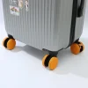 protecteur de roues de bagages en silicone, réduit l'usure des roues, pièces de valise, axes, housse de protection des roues de valise