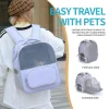 sac à dos extensible pour chat, pliable, grand espace, portable, respirant, pour animaux de compagnie, sac de voyage pour aventures en plein air