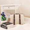 mini valise en cuir portable, bagages miniatures, maison de courses, meubles, beurre, modèle