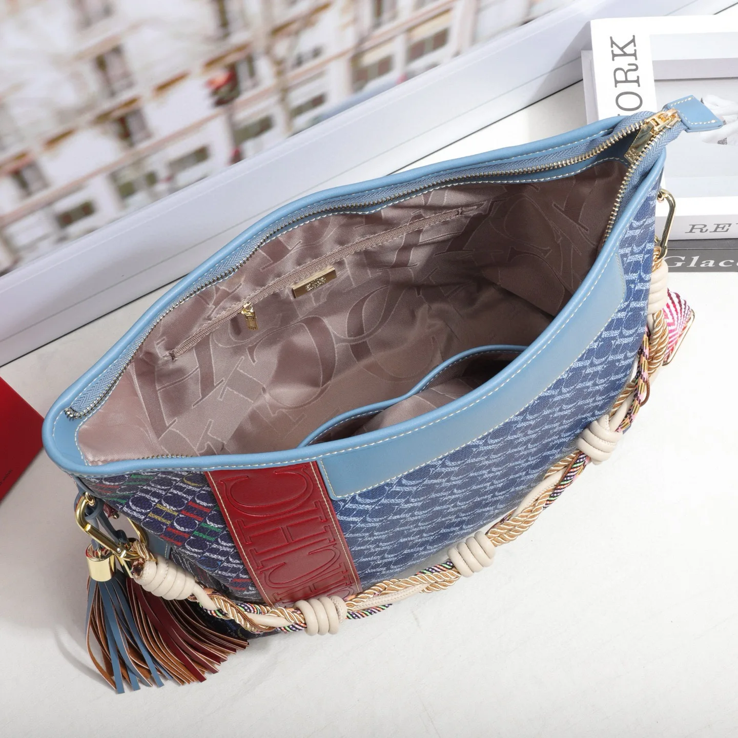 sac à main à motifs de luxe pour femmes – fourre tout convertible polyvalent et sac à main à bandoulière, sac à bandoulière imprimé chic, sac de travail spacieux