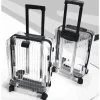 valise transparente internet célébrité bagages ultra léger 20/24 pouces sacs de voyage mâle mode tendance mot de passe chariot femme 캐