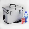 grande boîte à outils portable en aluminium pour équipement de sécurité, mallette de rangement pour matériel, valise avec bandoulière