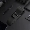 Étuis pour rasoir adaptés à la valise portable en silicone noir de haute qualité, série manuelle pour hommes, poignée de rasoir, manchon en silicone, 1 pièce