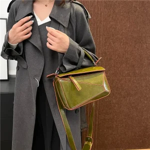 Sac fourre-tout de luxe en cuir pour femmes, fourre-tout élégant, sac à main à bandoulière, Design minimaliste Vintage, bourse de banlieue de grande capacité
