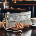 Sac à main à la mode pour femmes, portefeuille Mobile, sac à main de couleur unie, petit sac décontracté polyvalent pour dames