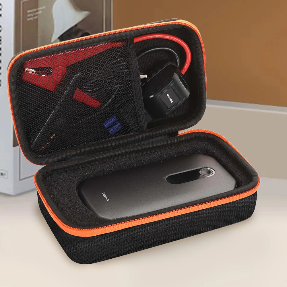 valise eva portable, étui de voyage, alimentation de démarrage de saut de voiture, chargeur de batterie de voiture, sac de rangement