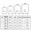 housse de protection épaisse et élastique pour bagages, carte du monde, combinaison à fermeture éclair pour sac de 18 à 32 pouces, housse de valise, housse de chariot, accessoires de voyage