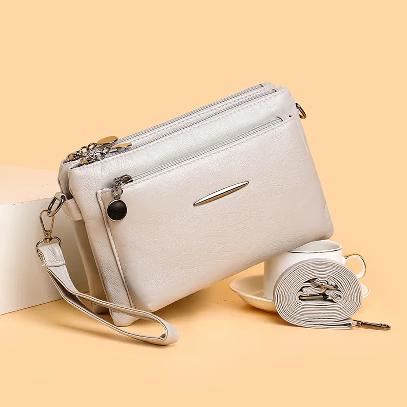 sacs à main en cuir multicouches pour femmes, sacs à bandoulière pour femmes, sacs à main de créateurs de luxe, haute qualité, initiés, 2025