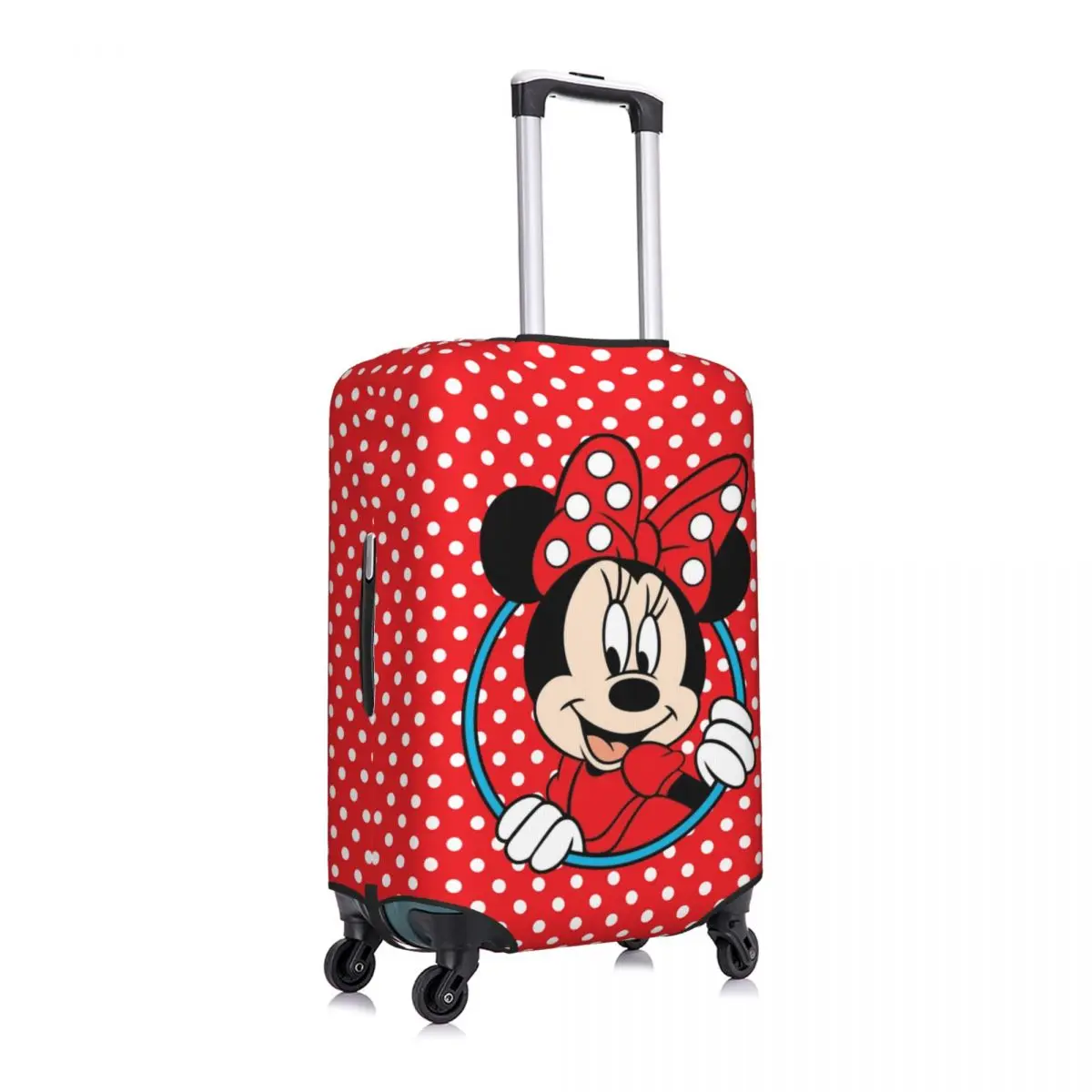 housse de bagage de voyage personnalisée mickey mouse, housse de protection élastique pour valise, adaptée à 18 à 32 pouces