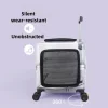 valise d'extérieur pour animaux de compagnie, étui de grande capacité, portable, entièrement transparent, mallette de transport pour chat, fournitures respirantes pour animaux de compagnie