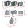 7 pièces/ensemble grande capacité organisateur de voyage sacs de rangement valise pliante étanche cubes d'emballage ensemble étuis portables