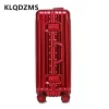 klqdzms 20 "24" 26 "29 pouces bagages d'affaires tout en aluminium magnésium alliage boîte d'embarquement grande capacité boîtier de chariot valise pour hommes