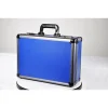 boîte à outils de rangement de matériel en aluminium, valise de transport