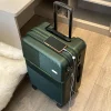 valise ouverte avant extensible 600, petit bagage de 20 pouces, lumière d'embarquement, tige de traction, Étui en cuir 24, Étui de voyage pour Étudiant