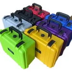 Valise Portable 28x24cm, étui rigide en plastique épais, boîte à outils de matériel d&rsquo;équipement, boîte de rangement d&rsquo;instruments de grande capacité avec éponge
