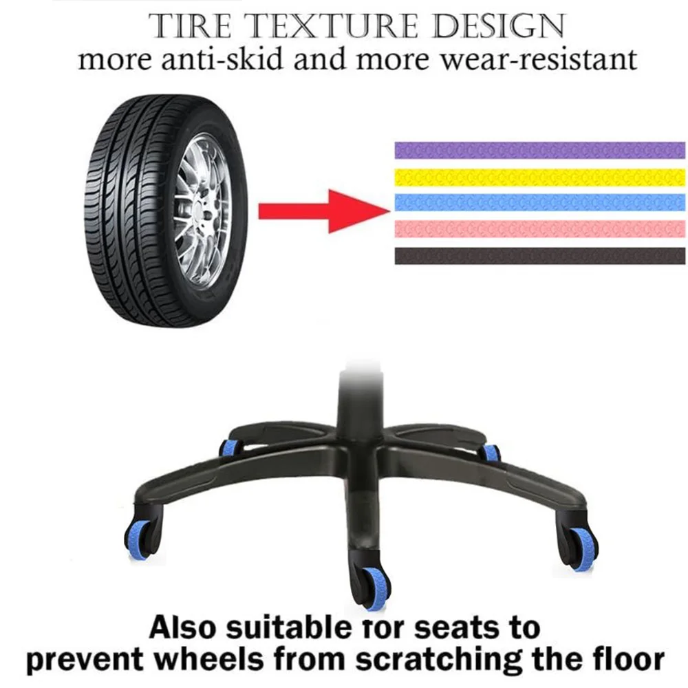 Étui de protection de roue de valise en silicone, 4 pièces, avec son silencieux, roulettes pour bagages de voyage, chaussures, réduit le bruit, boîte de chariot, roulettes