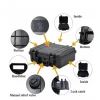 mallette de transport rigide en plastique abs, 9tantool box, Équipement de sécurité, mallette à outils portable, degré porteurs, mallette à outils en mousse